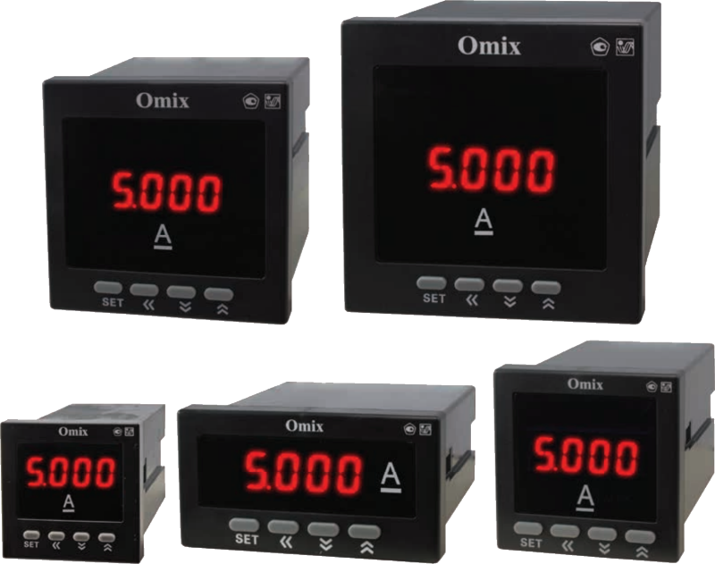 Амперметр постоянного тока щитовой Omix DA1