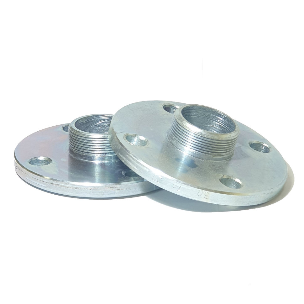 Фланец стальной воротниковый с резьбовым хвостовиком DN65 G2 1/2" PN16bar