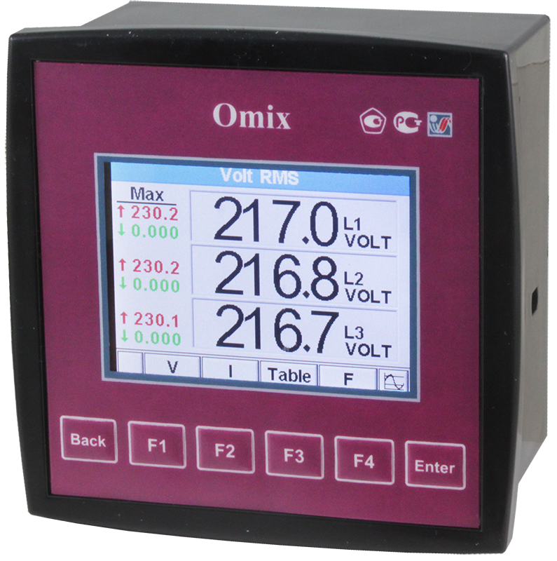 Анализатор параметров трехфазной сети Omix P99-MA-3