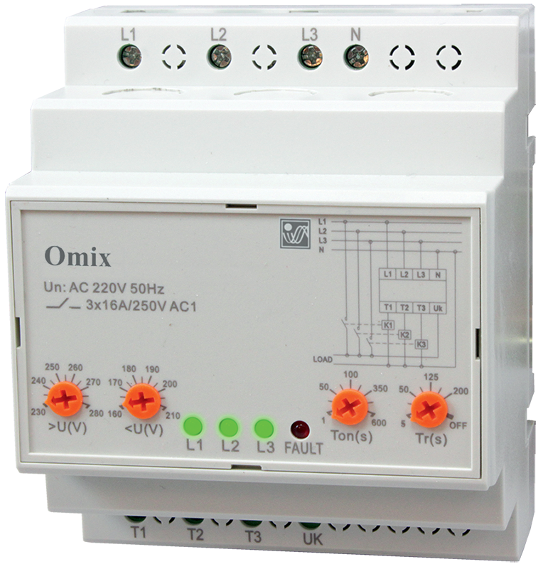 Реле выбора фазы Omix D4-ASP1-1-3K