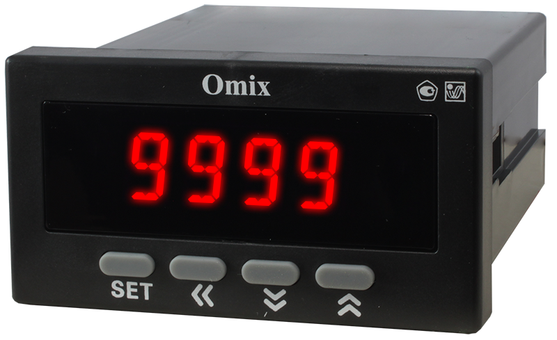 Щитовой индикатор аналогового сигнала с релейным выходом Omix P94-DA1-AS-K