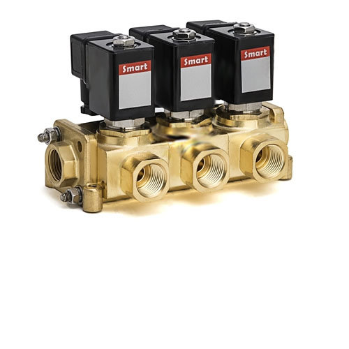 Электромагнитный клапан SMART SM88633 DN10 G1/2" 3хG1/2"